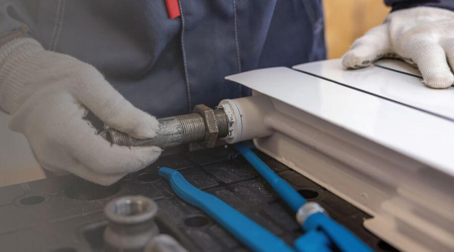 Professional water heater repair services in Castleton, IL